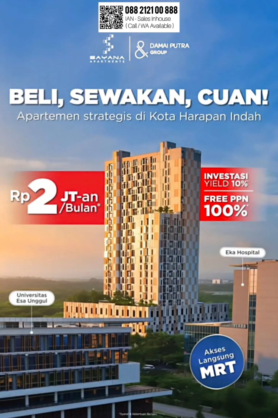 PROMO TERBARU SAYANA APARTMENT